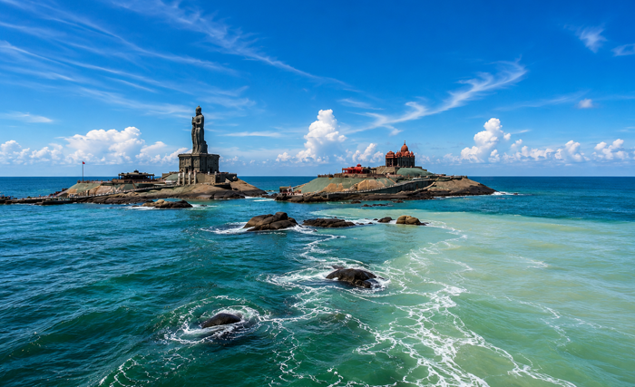 Triveni Sangam — Kanyakumari